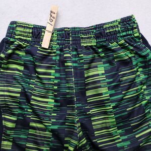 Nike Athletic Pull On Running Shorts Toddler Boys Size 3T Green Blue